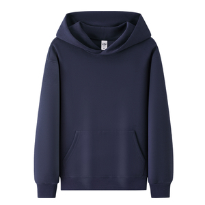 Sudaderas básicas en blanco sin estiramiento de punto para hombre, sudaderas con capucha con LOGOTIPO personalizado, Slim Fit, cálido, anti-pilling, capucha para hombre - Product Image 6