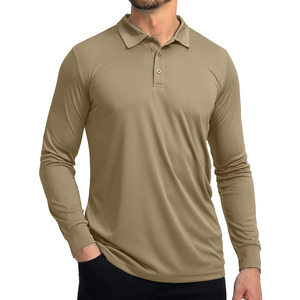 Nouveauté Polo unique et élégant pour homme Polo respirant à manches longues de haute qualité pour homme à prix raisonnable - Product Image 1