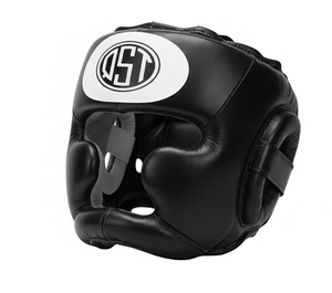 Casque de boxe en cuir sur mesure de haute qualité pour l'entraînement au MMA, avec un design durable et écologique et un logo personnalisé - Product Image 4