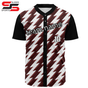 Camiseta de béisbol hecha a medida, camiseta de béisbol en blanco al por mayor, camiseta de béisbol impresa por sublimación - Product Image 1