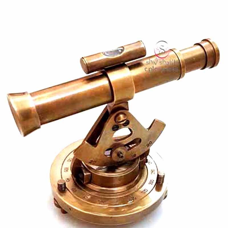 Brass Mini Telescope in wooden box | Boutique - Boutique Brass Mini Telescope in wooden box | Boutique - Boutique