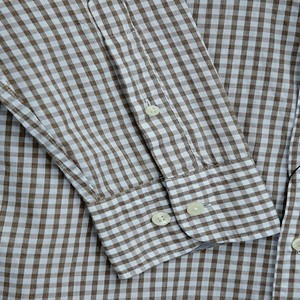 Camisa italiana de manga larga para hombre de poliéster con logotipo personalizado, informal, transpirable, de franela, de corte regular, 1 unidad - Product Image 3