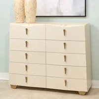 Élégance Urbaine Sans Effort : Commode Double en Noyer pour Sublimer Votre Suite Principale