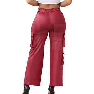 Pantalon en cuir pour femme, coupe classique, cuir véritable de haute qualité, confortable et tendance - Product Image 3