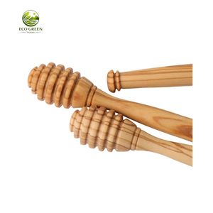 Palitos de madera premium para miel al por mayor, mini varitas de madera para mezclar miel, cucharas para dispensar miel de tarro, para regalos de boda - Product Image 2