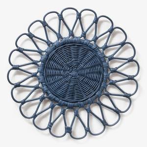 แผ่นหวายแบบชนบทที่ทำด้วยมือเป็นมิตรต่อสิ่งแวดล้อมแบบคลาสสิกงานหัตถกรรมหวายแบบธรรมชาติความร้อนสไตล์ดอกไม้เวียดนาม - Product Image 2