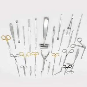 Juego de instrumentos de septoplastia y rinoplastia Manual reutilizable Juego quirúrgico de acero inoxidable de alta calidad de 32 PCS - Product Image 3