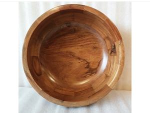 Bol à salade en bois naturel fait à la main, personnalisé pour la décoration de la maison, vaisselle, ustensiles de cuisine et articles de table, bol à salade au meilleur prix - Product Image 2