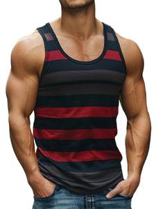 Camisetas sin mangas de verano informales para hombre, chaleco de verano con estampado 3D de secado rápido, camisetas deportivas formales de punto con cuello redondo Suelto - Product Image 4