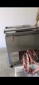 Automatic Stainless Steel Blade Commercial <b>Meat</b> <b>Cutting</b> <b>Machine</b> for Pork Ribs Fresh <b>Meat</b> - Product Image 3