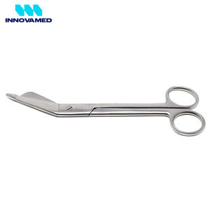 7.25 cm Ciseaux à pansement chirurgical de haute qualité en acier inoxydable Logo personnalisé Ciseaux à pansement chirurgical pour la chirurgie BY INNOVAMED - Product Image 4