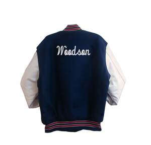 Vente en Gros Logo Personnalisé Chenille Broderie Écusson Baseball Vintage Letterman Vestes pour Hommes - Product Image 2