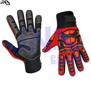 TPR ถุงมือทำงานลดแรงกระแทกถุงมือกลไกระบายอากาศไม่ลื่นสำหรับอุตสาหกรรม - Product Image 2