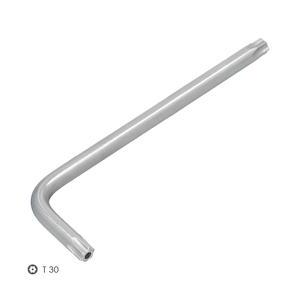 Chiave Torx Inviolabile Lunga in Acciaio Cromo Vanadio Professionale T30 - Product Image 3