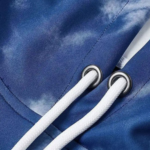 Sudadera de gran tamaño para hombre de algodón 100%, Sudadera con capucha teñida lisa de estilo callejero personalizada, suministro a granel de invierno en blanco - Product Image 2