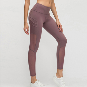<b>Hot</b> Sale Women's Mid-Waist Yoga <b>Leggings</b> Comfortable Casual Style with Customizable Logo Breathable and Low MOQ - Product Image 3