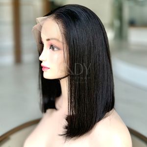 Cheveux vietnamiens HD Lace Bone Straight Bob - Product Image 3
