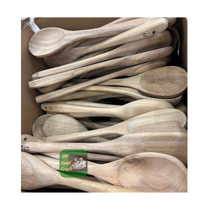 Cuchara de Madera Artesanal, Herramienta Ecológica de Vietnam, Perfecta para Cocinar y Mezclar - Product Image 4