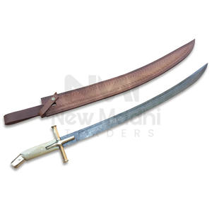 MANGO DE HUESO HECHO A MANO DE DAMASCO ESPADA TATARIA UCRANIA - Product Image 1