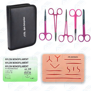 Complete Surgical <b>Suture</b> Practice <b>Kit</b> With Curved <b>Suture</b> Pad Practice Surgical Medical Instruments Medic Instruments Tools - Product Image 1