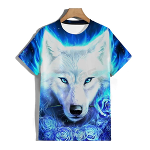 Camiseta de manga corta con cuello redondo para hombre, camisa masculina informal con estampado de sublimación y logotipo personalizado, nuevo diseño, gran oferta - Product Image 4