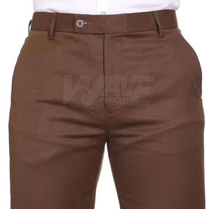 Pantalon décontracté en toile pour hommes Léger Respirant Conception personnalisée Motif droit Fabriqué au Pakistan Prix bas - Product Image 6