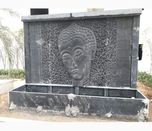 Fontaine murale en pierre de marbre - Product Image 2