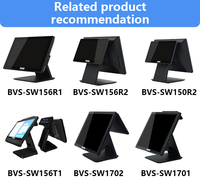 15 pouces win10/11 distributeurs automatiques Restaurant systèmes de point de vente de bureau pour système de vente au détail kiosque écran tactile caisse enregistreuse POS