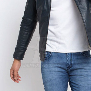 Custom Design <b>Leather</b> <b>Jacket</b> Solid Color <b>Leather</b> <b>Jacket</b> For <b>Men</b> Streetwear <b>Men</b> <b>Leather</b> <b>Jacket</b> - Product Image 5