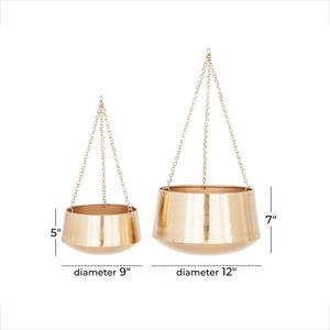 Fabricant fiable de jardinières suspendues en métal durable, lot de 2, avec couleur et taille personnalisées pour la maison et les hôtels - Product Image 3