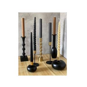 Bougeoir en bois marron hôtels et restaurant décoration de table bougeoirs de luxe fête de mariage éclaircissant - Product Image 5