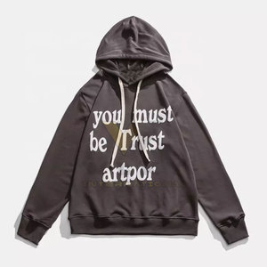 Heavyweight 400 GSM Custom Puff Printing Men Oversized Color sólido Premium Material Hoodie para la venta - Product Image 1