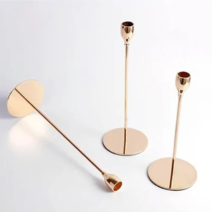 Brûleur d'encens décoratif de luxe en métal doré de style nordique moderne, porte-bougie, bougeoir pour la maison - Product Image 6