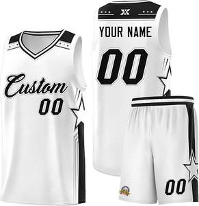 Custom Basketball Uniform Personalized Printed Team and Number Basketball Top Set and <b>Shorts</b> Sports industry - Product Image 4