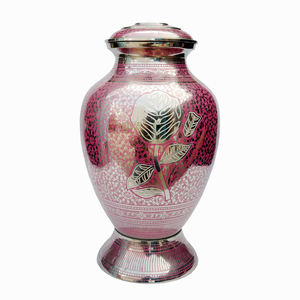 Pleasant Design Rose Cremation Urn Funeral Memorial <b>Ashes</b> Casket Durable Metal Urns New Arrival <b>Keepsake</b> <b>Ashes</b> Urn - Product Image 2