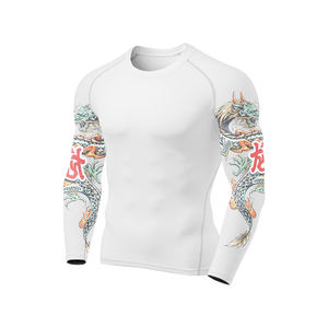 Camisetas Deportivas de Manga Larga para Hombre, Diseño Personalizado, Transpirables, para MMA y BJJ, Spandex/Poliéster, Novedad 2026 - Product Image 6
