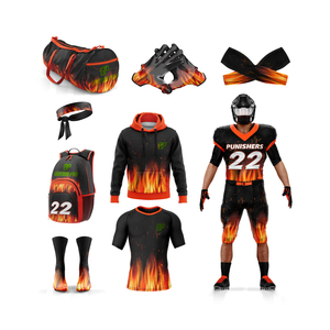Uniforme de Fútbol Americano Personalizado para Adultos y Jóvenes, Tallas Grandes, Paquete de Sublimación, Oferta para Equipos, Ligas, Entrenamiento, Juegos, Torneos - Product Image 1