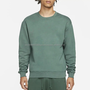 Sweats pull surdimensionnés pour hommes de qualité supérieure 100% coton vêtements pour hommes sweats col rond Logo personnalisé Basics - Product Image 5