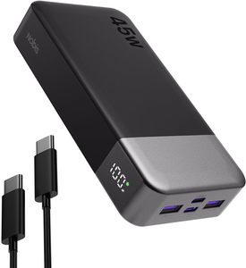Cargador Portátil NOBIS de 45W con Carga Rápida, 20000mAh, Pantalla Digital, Agente de Marca Mayorista - Product Image 1