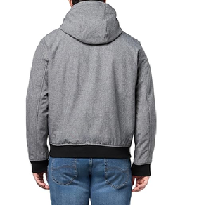 Chaqueta Bomber para Hombre, Forrada de Sherpa, Chaqueta Softshell - Product Image 4