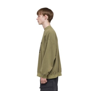 Sweat-shirt surdimensionné pour homme en molleton 100% coton de qualité supérieure, personnalisé, de qualité supérieure, pour l'hiver, sweat-shirt à col rond lourd - Product Image 3