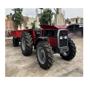 Tractor Massey Ferguson 385 original en venta a precio económico, maquinaria agrícola usada para agricultura, cultivo, arado y trabajo de campo. - Product Image 4