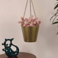 Pot de fleurs décoratif en fer écologique, jardinière murale pour intérieur, extérieur, jardin, balcon, salon, plante suspendue
