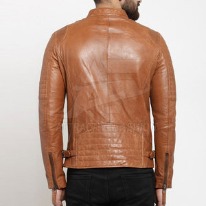2026 Winter Fashion <b>Jacket</b> OEM Design Leather <b>Jacket</b> For Men <b>Slim</b> <b>Fit</b> Breathable Men Leather Winter <b>Jacket</b> - Product Image 4