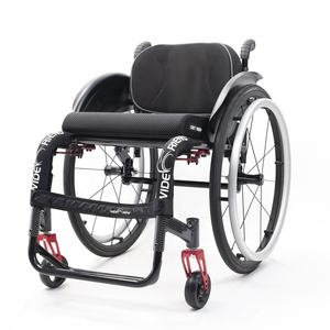 Sedia a Rotelle Sportiva Multifunzione in Lega di Alluminio Non Pieghevole, Sedia a Rotelle Manuale Portatile per Disabili, Ultra Leggera - Product Image 3