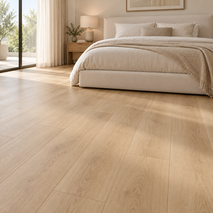 Piso Vinílico SPC Efecto Madera con Sistema Click, Base IXPE Integrada y Dos Tonos Claro y Marrón para tus Proyectos de Interior - Product Image 4