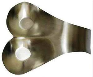 Repose-cuillère créatif pour la maison, en acier inoxydable, 7,9 L x 5,4, couleur personnalisée, fait main, écologique, compatible lave-vaisselle - Product Image 6