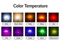 7020 Puces LED SMD RGB+UV 395nm 4-en-1 Haute Luminosité Diodes LED Multicolores Spectre Complet pour Éclairage d'Aquarium