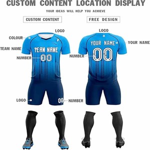 Camiseta de fútbol con corte y costura estampada de talla grande Vintage recortada Boxy Baggy Fit cuello en V camiseta de fútbol americano uniformes - Product Image 6