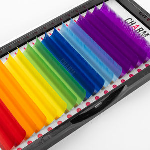 CharmLash Extensions de cils longs naturels découpés au laser BC, les plus vendues, longue durée, cils de vison colorés innovants, logo personnalisé - Product Image 5